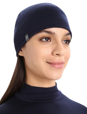 Icebreaker Unisex Merino Pocket Beanie Miesten Hatut Oliivinvihreä Laivastonsininen | FI 1101UZGT